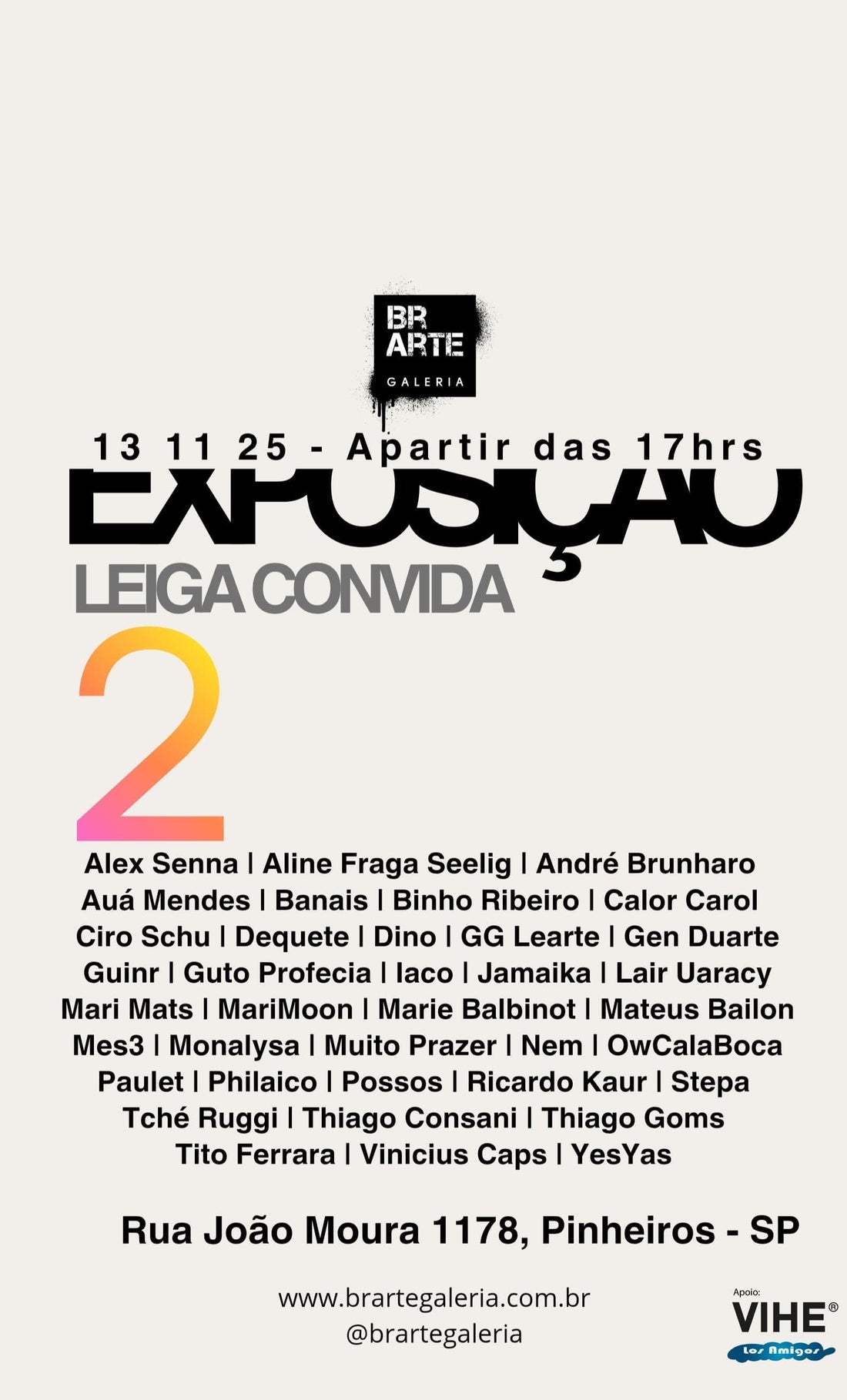 Exposição Leiga Convida / 13/11/25