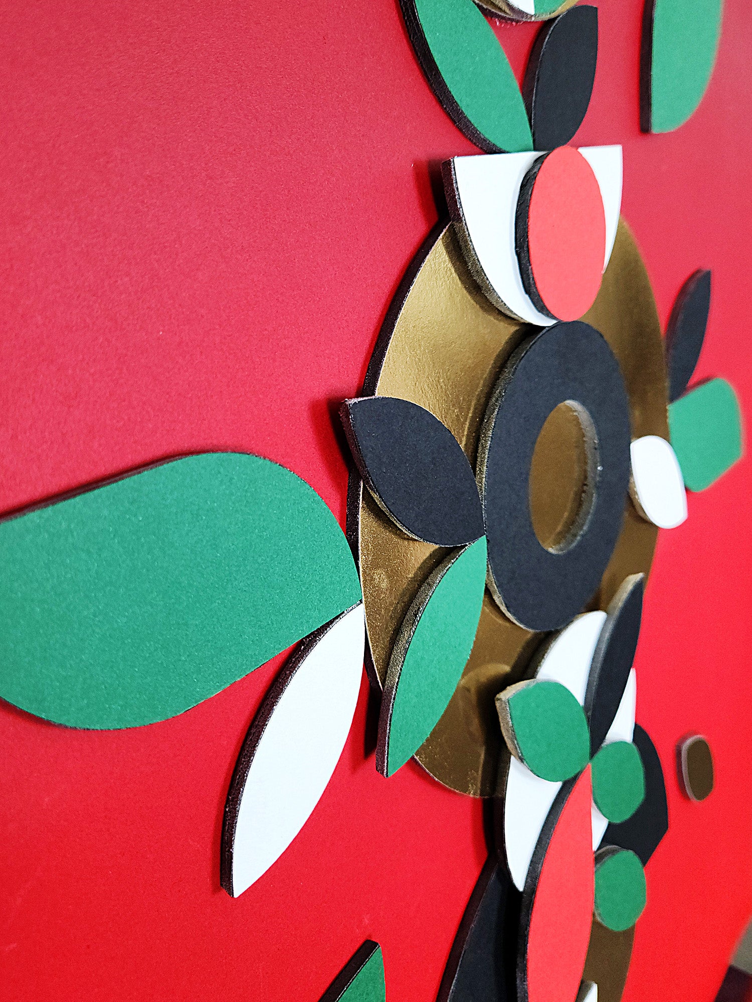 Colagem Flora Vermelha I - Lelo