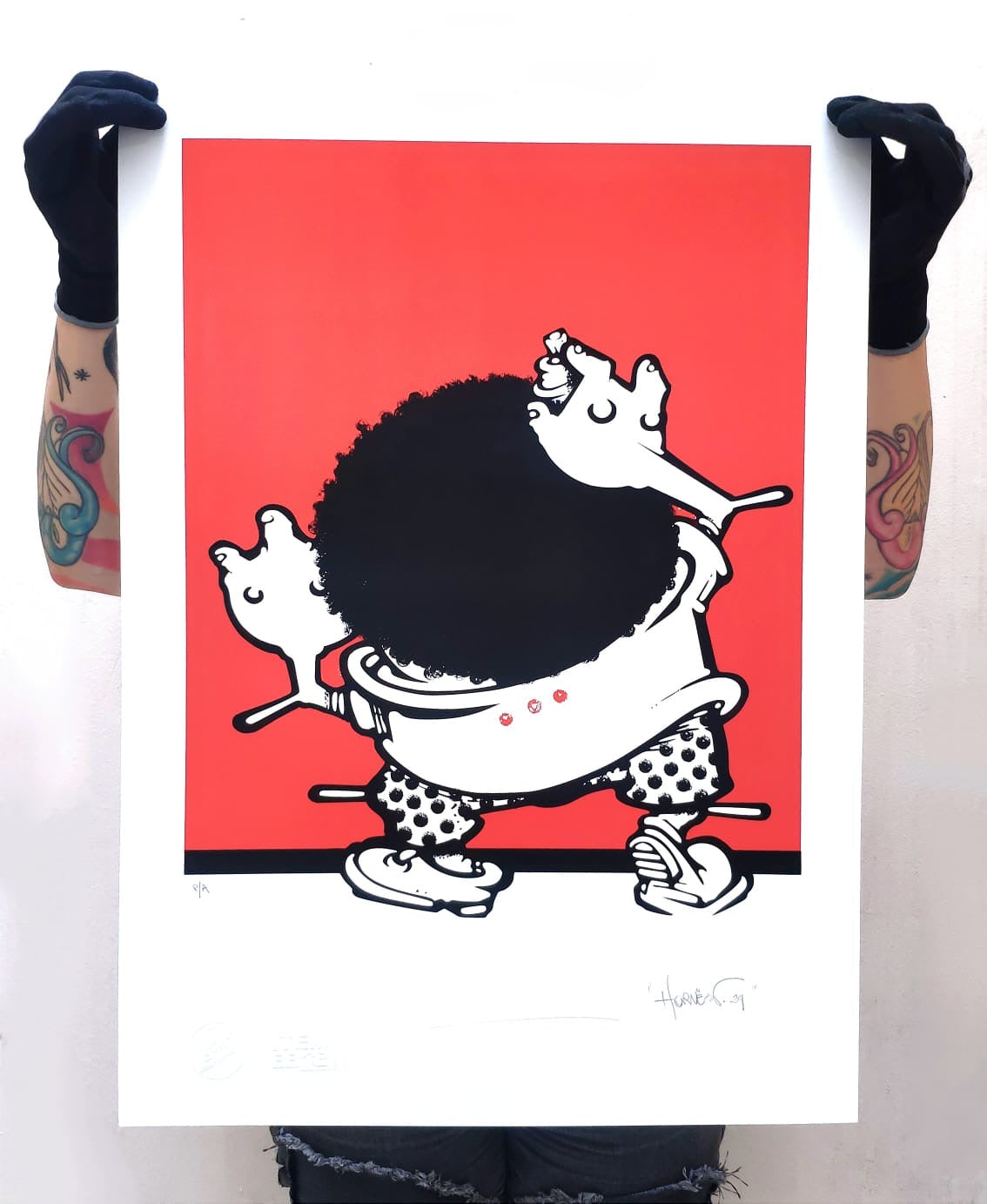 Vandalismo com Tinta (laranja)  - alex Hornest