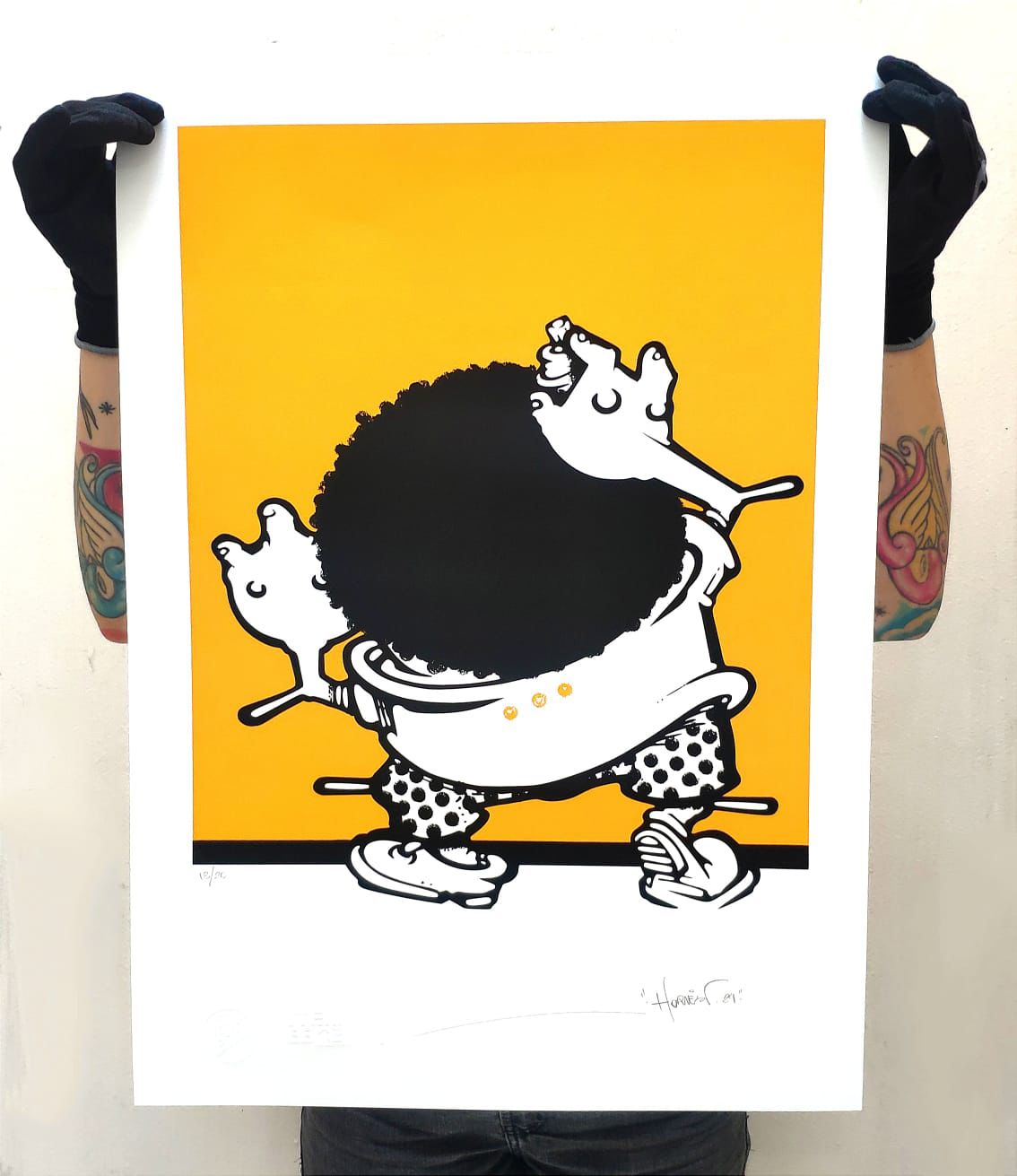 Vandalismo com Tinta (amarelo)  - alex Hornest